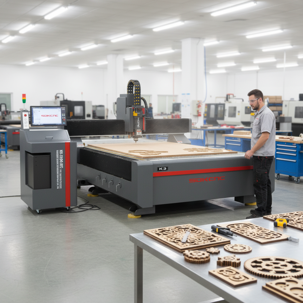 Manufacturing facility with CNC equipment